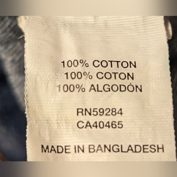 EUC The Children's Place medium wash distressed adjustable elastic button waist - Picture 8 of 12